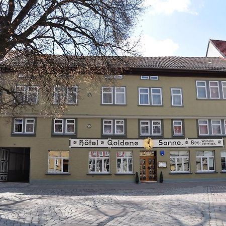 Hotel Goldene Sonne Arnstadt Exterior foto