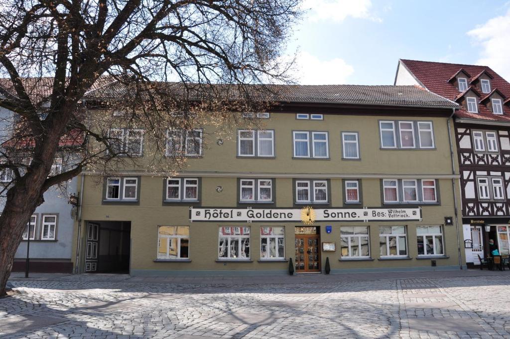 Hotel Goldene Sonne Arnstadt Exterior foto